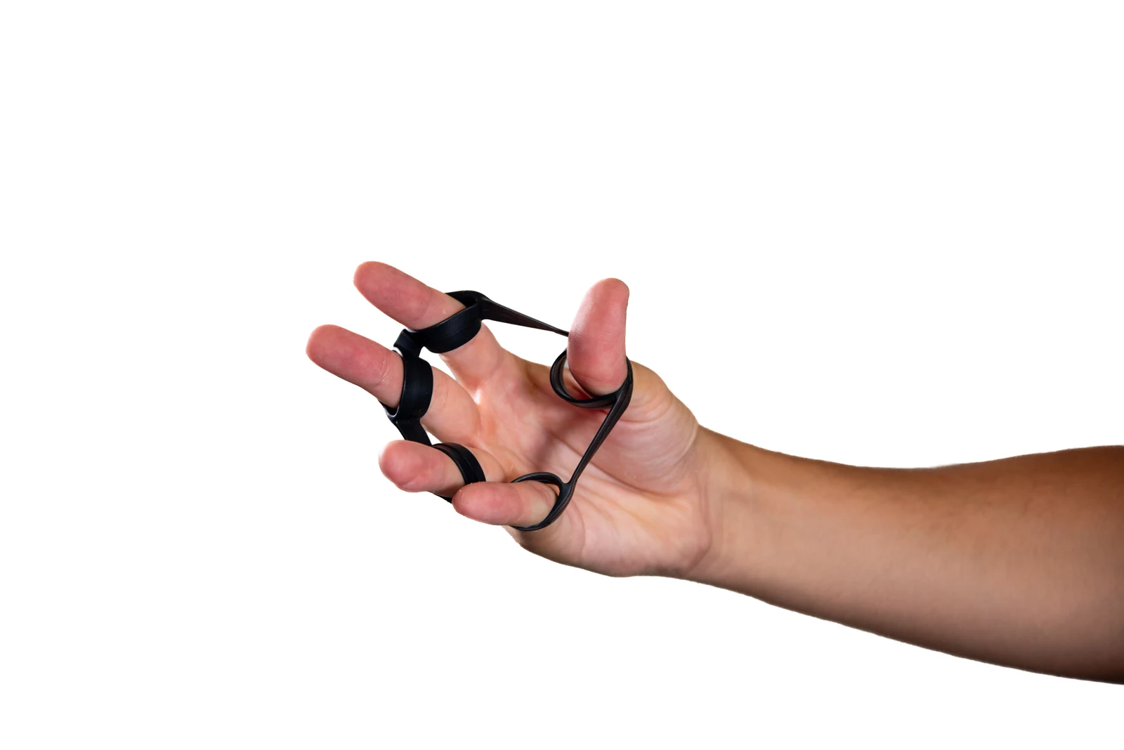 Extensor de dedos durante un movimiento de apertura