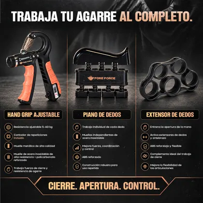 Hand grip, piano y extensor